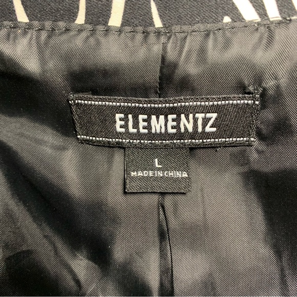 Elementz Zebra Print Blazer/ Jacket Size L - Picture 11 of 12